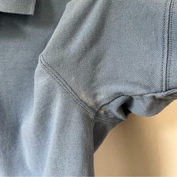 St. John’s Bay Heritage Pique Polo, Light Blue, Size M - Picture 9 of 9